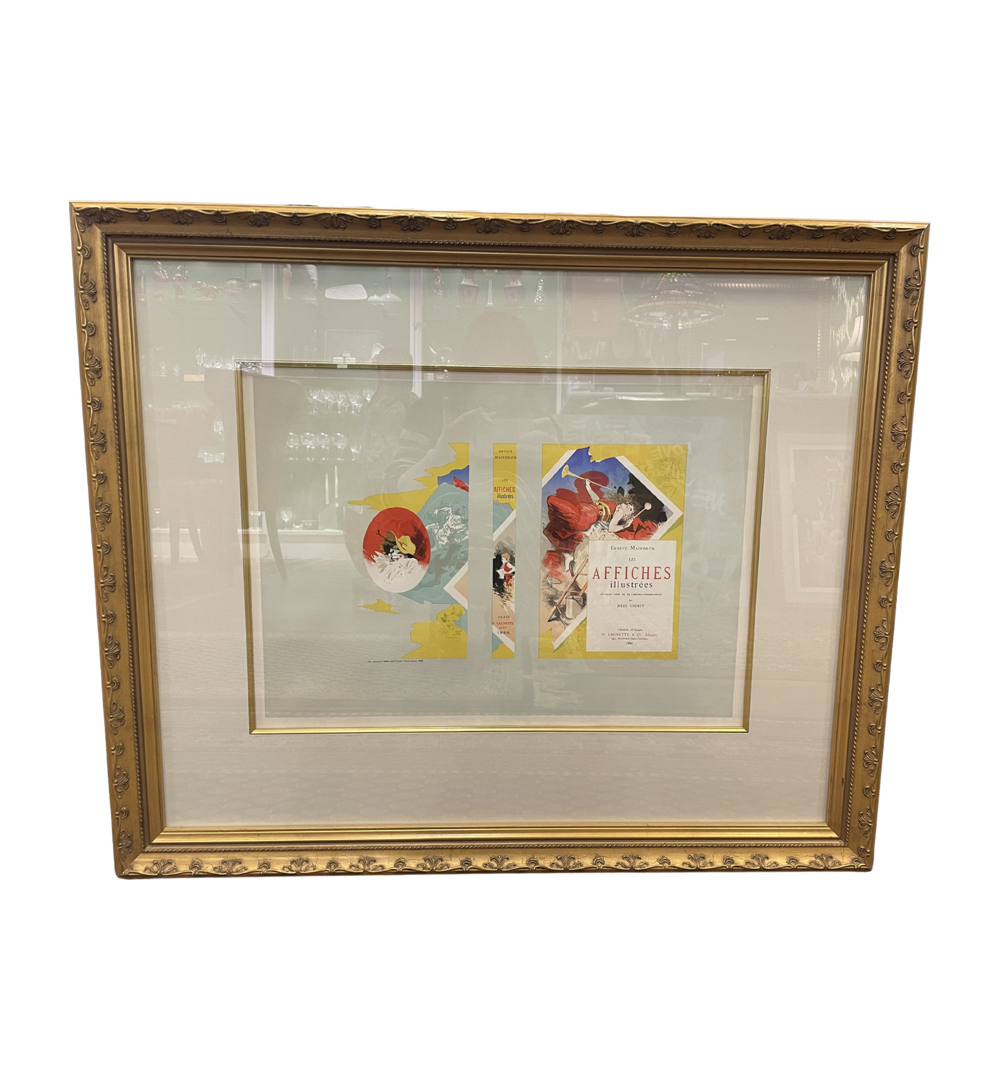 Les Affiches Illustrees by Maindron book cover, Jules Cheret (02300D)