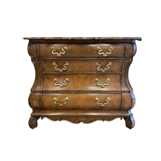 Baker "Collectors Edition" Baroque Style Bombe Dresser (91D54N)