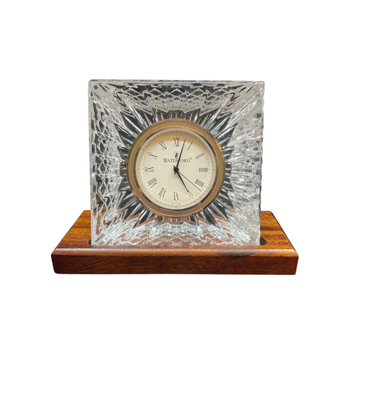 Waterford Jim OLeary Desk Clock with stand (0F9006)