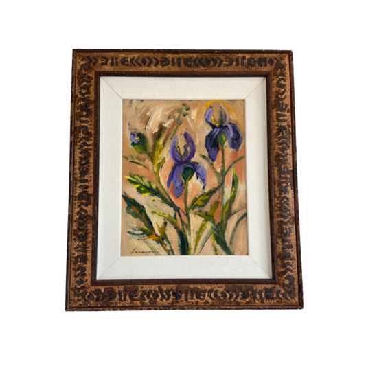 Irises Oil Painting (23709)
