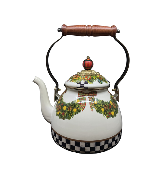 Mackenzie-Childs Evergreen 2qt Teapot (0OO00B)