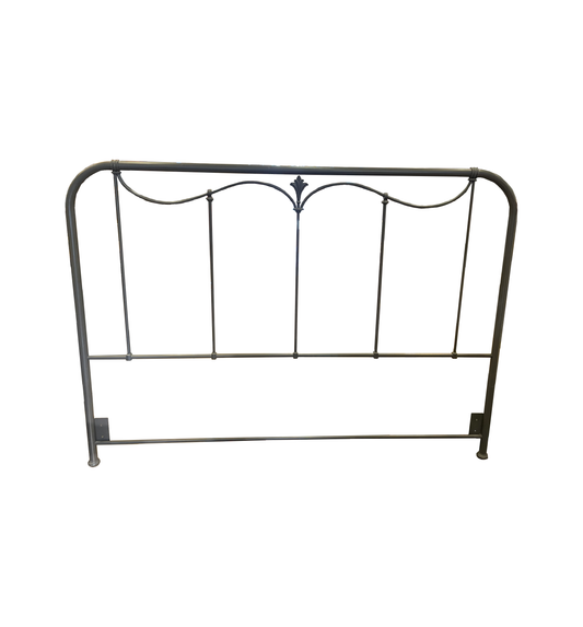 King Metal Bed in Dark Gray Finish (0EQ003)