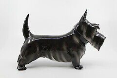 Pfeffer Porzellan Gotha Black Scottie Dog