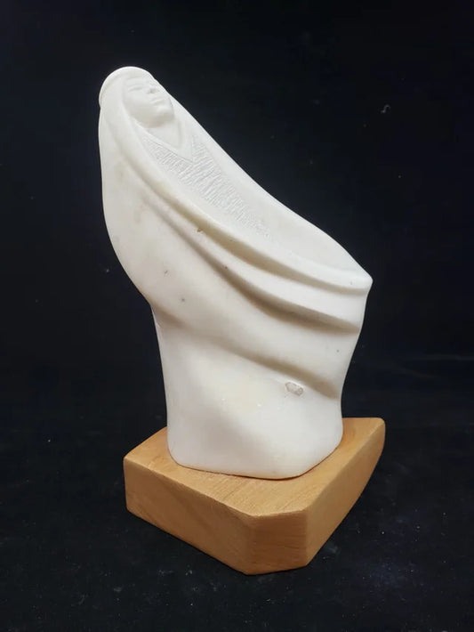 Ellison Van Paquin (1953-1995) Carved Soapstone Female Sculpture