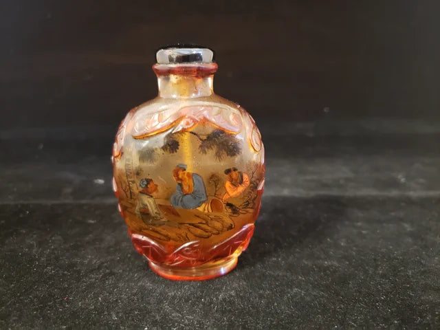 Reverse Painted Snuff Bottle